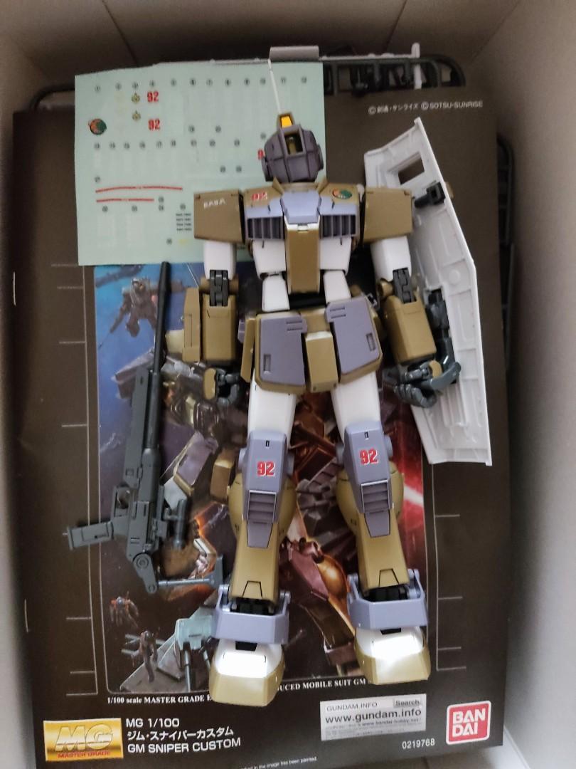 Bandai MG Gundam GM Sniper Custom 1/100 (Assembled), Hobbies & Toys ...