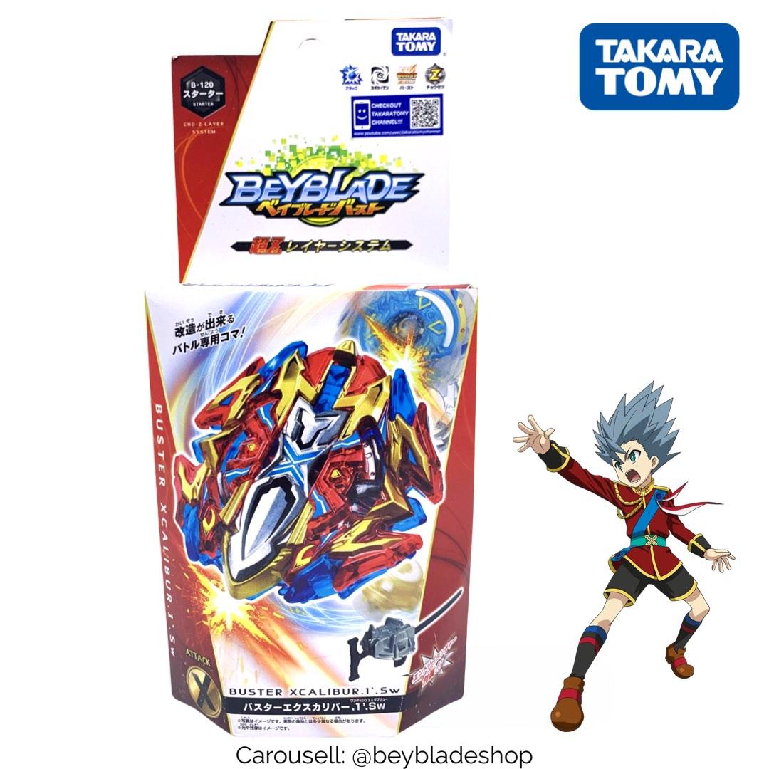 Beyblade Burst Buster Xcalibur 1'Dagger Sword Takara Tomy Xcalibur