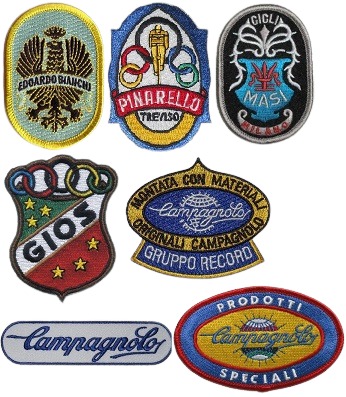 Bicycle Embroidered Cycling Patch Patches Badges seven designs
