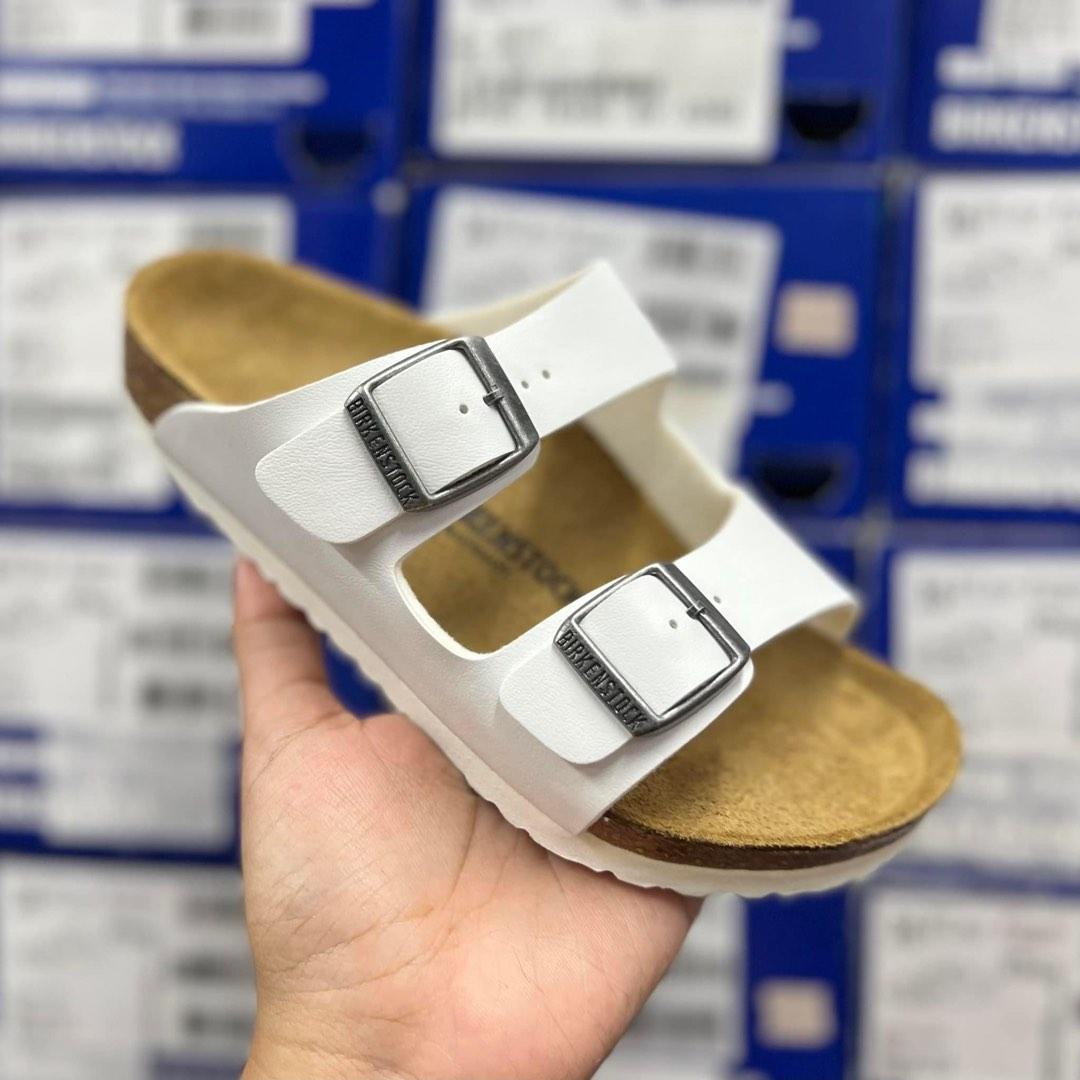 birkenstock arizona kids white