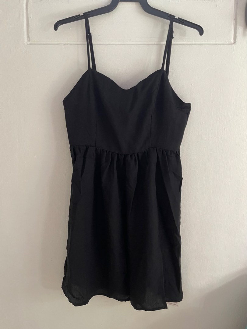 Black Babydoll Cami dress, Women's Fashion, Dresses & Sets, Dresses on Carousell