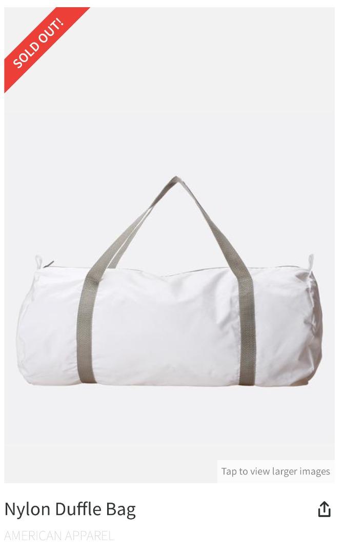 American apparel clearance gym bag