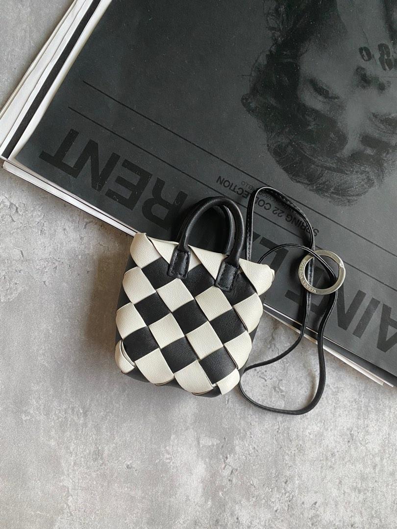 Bottega Veneta mini weave bag with key ring, Luxury, Bags