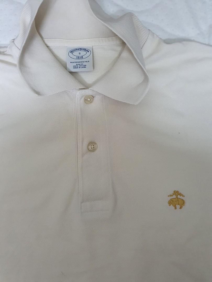 Brooks brothers white polo new arrivals