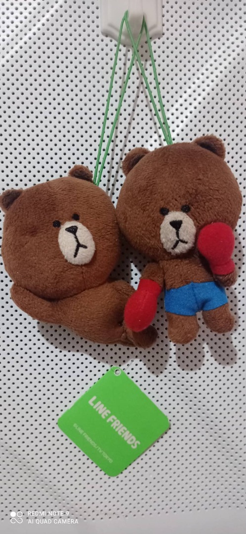 Brown Bear Line friends Charms, Hobbies & Toys, Toys & Games on Carousell
