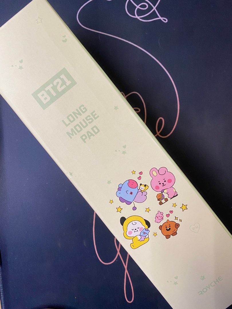 BT21 Long Mouse Pad Official, Hobbies & Toys, Memorabilia