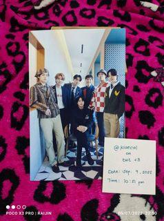 BTS D'ICON POSTCARD / MINI POSTER WITH SIGNATURE