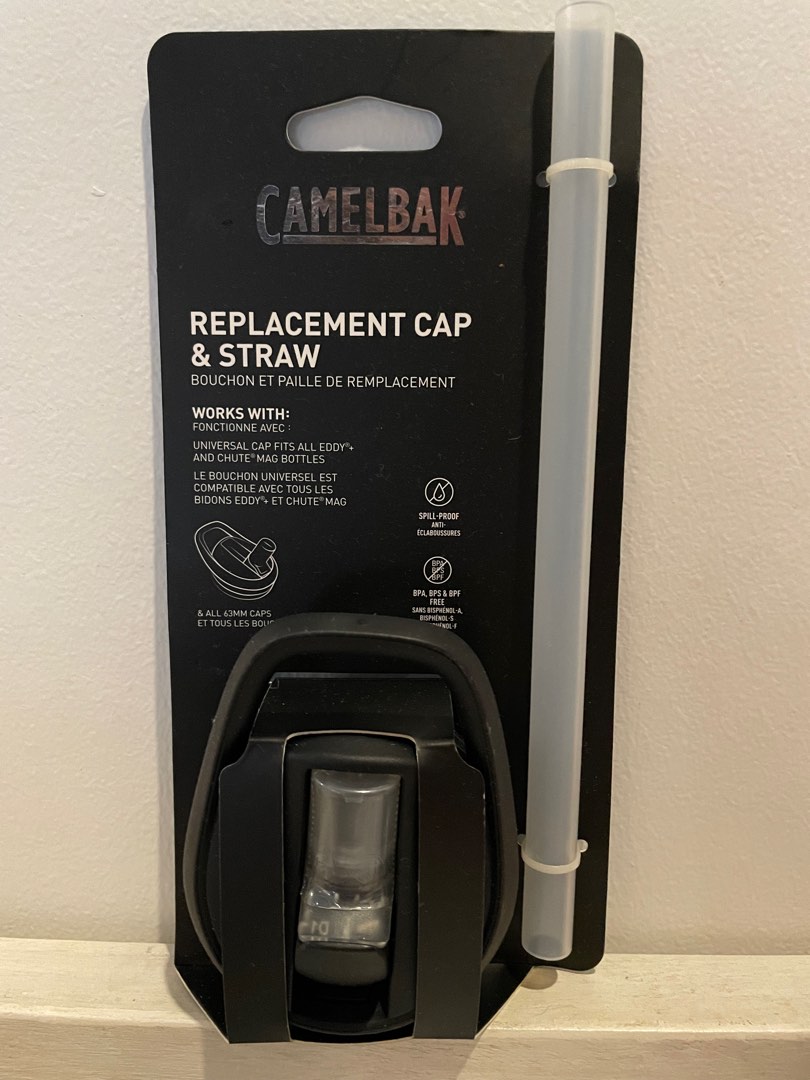 Camelbak replacement cap and straw, Food & Drinks, Beverages on Carousell