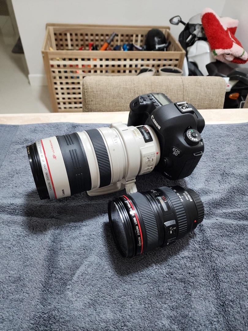 Canon 5D with 2 lenses, Photography, Cameras on Carousell