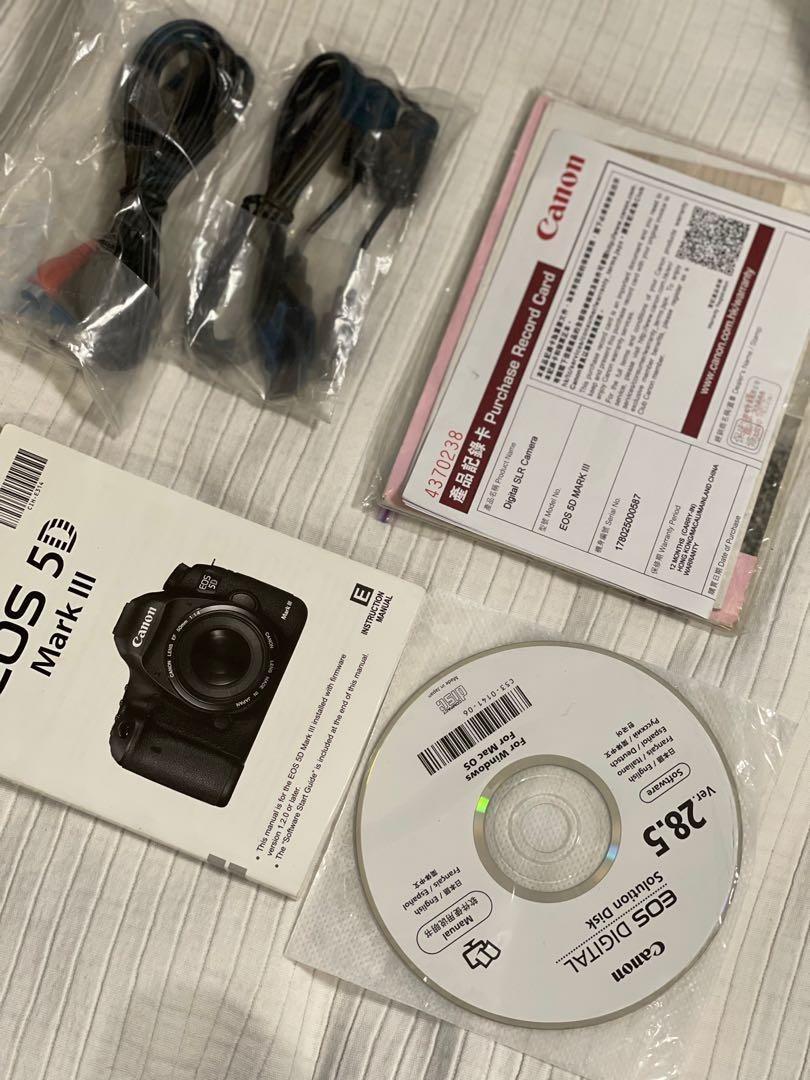 Canon EOS 5D Mark III 套件，帶24-70mm 鏡頭和配件, 相機攝影, 鏡頭及
