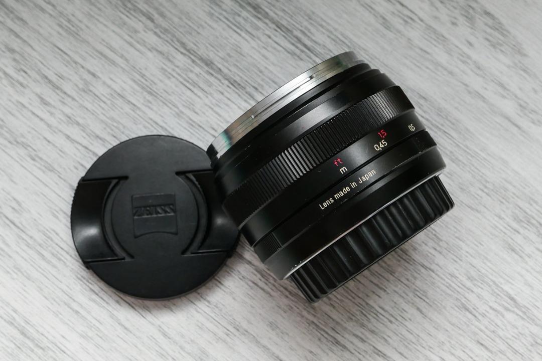 Carl Zeiss planar 50mm F1.4 ZE canon - レンズ(単焦点)