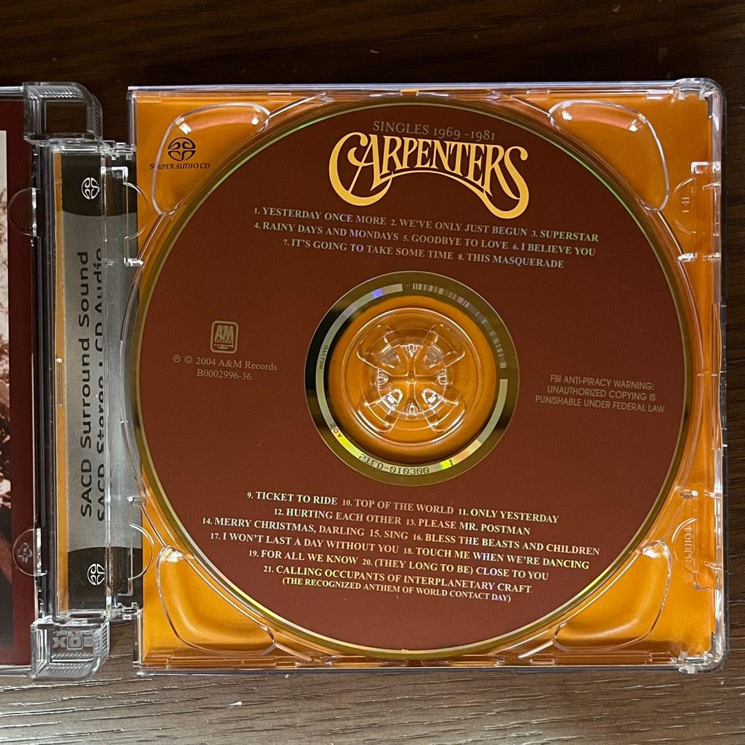 CARPENTERS singles1969-1981 SACD, 興趣及遊戲, 音樂樂器& 配件, 音樂