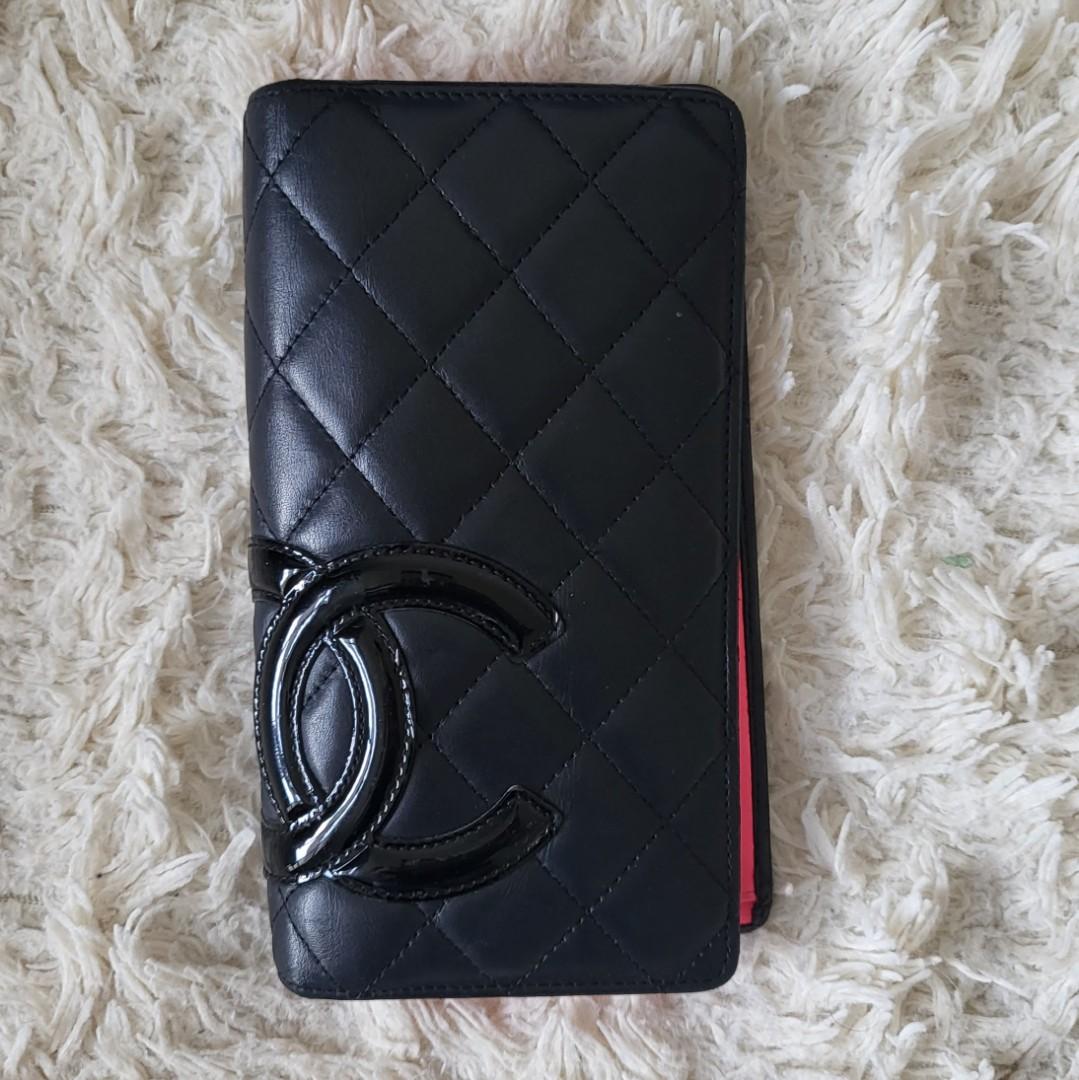 Chanel cambon best sale long wallet