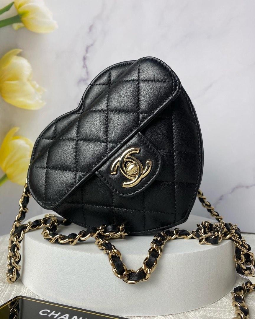 Chanel Heart 22s Small Bag, Luxury, Bags & Wallets on Carousell