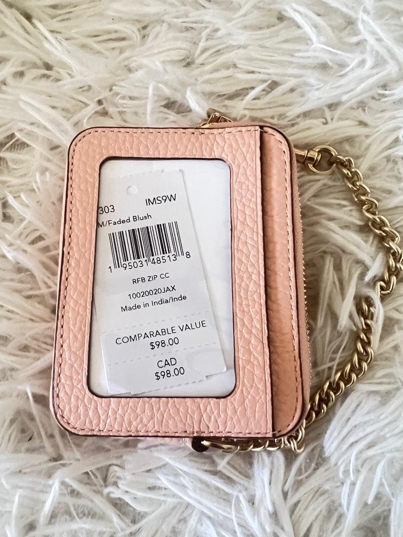 Coach Card Wallet with Chain, Women's Fashion, Bags & Wallets, Wallets