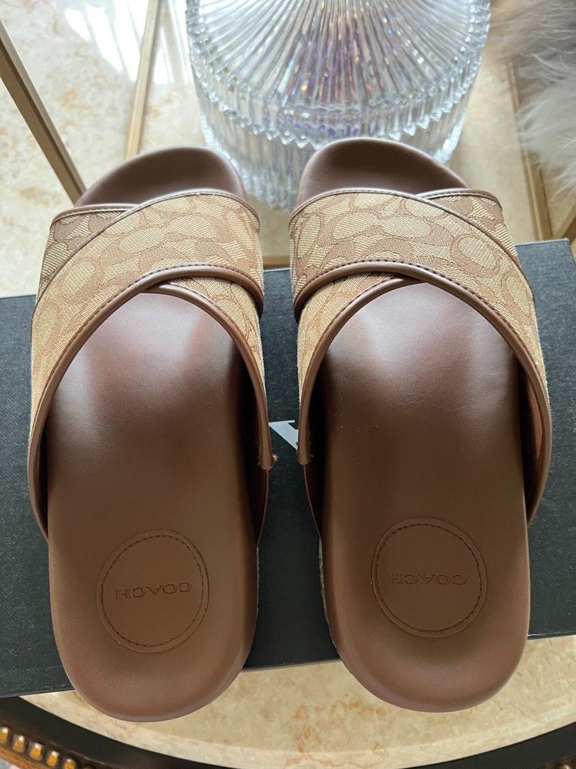 COACH crossover monogram sandal Men s Fashion Footwear Sneakers