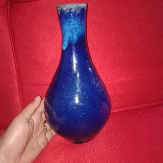 cobalt blue glazed vase