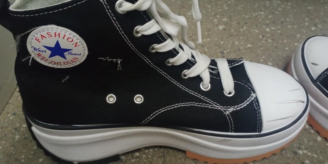 Converse Run Star Hike 1970s High Top Canvas Shoes, Men's Fashion