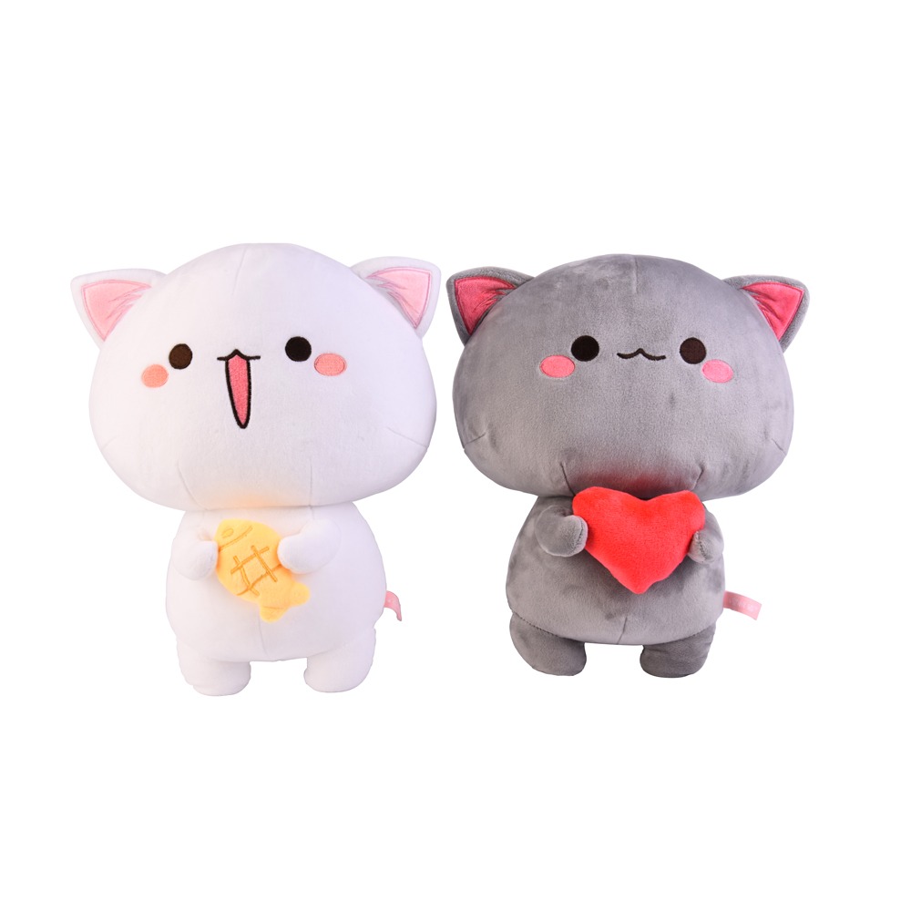 OFFICIAL* Cute Mitao Cat Couple Goma and Peach Stuffed Toy