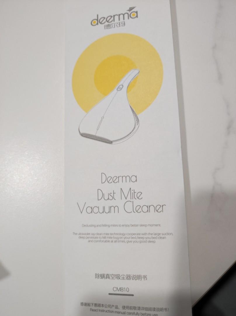 Deerma Dust Mite Vacuum Cleaner CM810, TV & Home Appliances, Vacuum