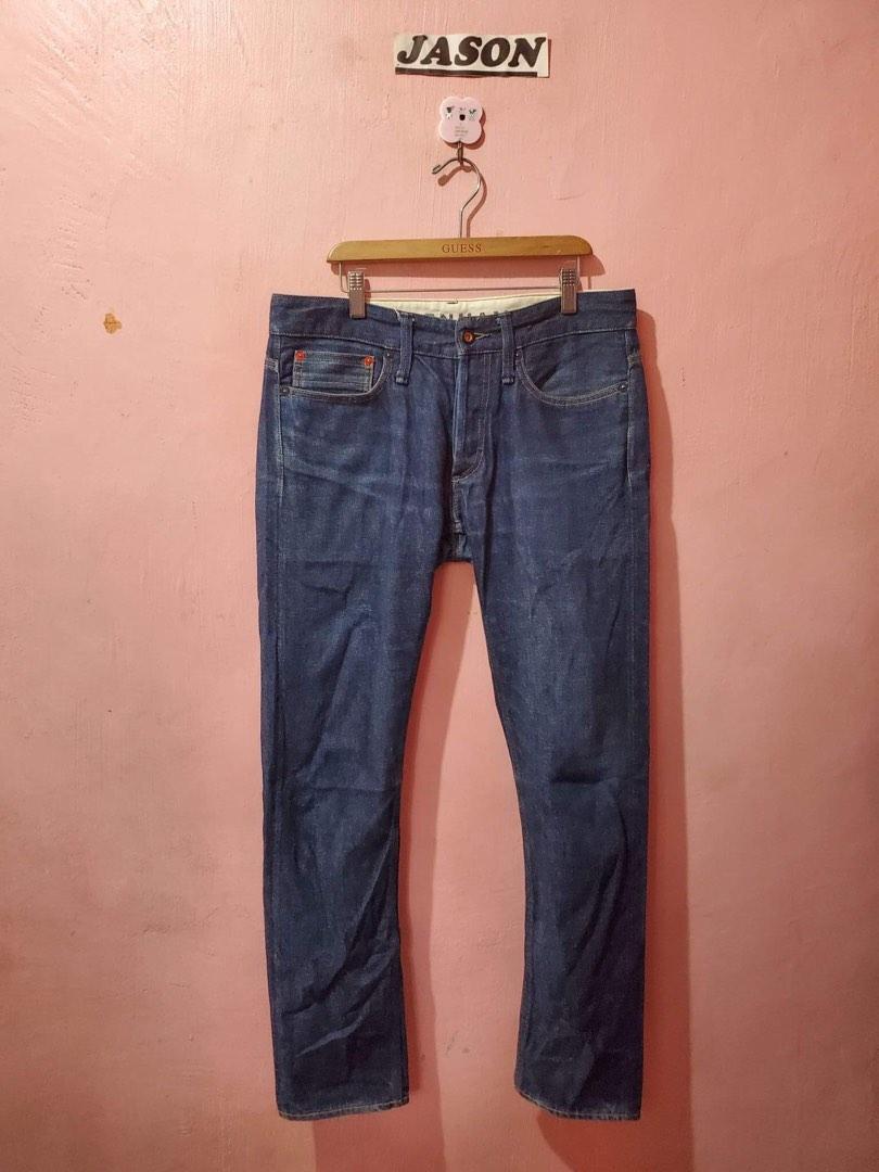 DENHAM RAZOR FIT SELVEDGE JEANS, Men's Fashion, Bottoms, Jeans on ファッション雑貨 denham RAZOR 32 selvedge Authentic デニム/ジーンズ