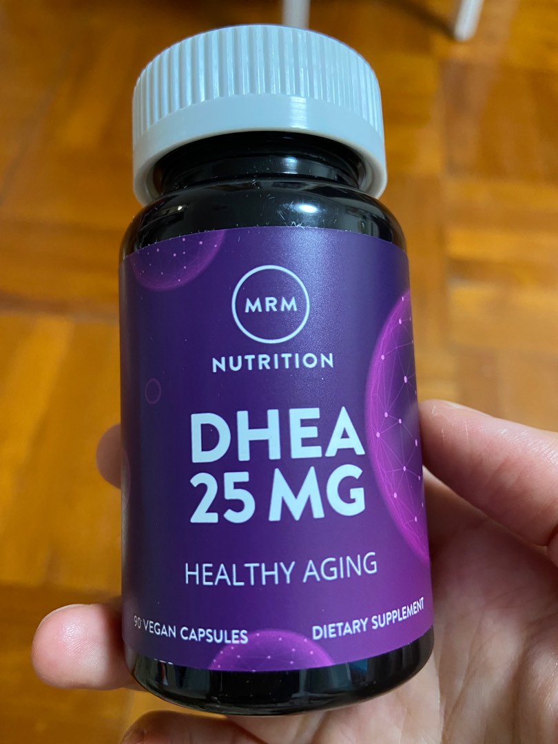 DHEA 25 mg 90 vegan capsules, 健康及營養食用品, 健康補充品, 健康補充品 維他命及補充品 Carousell