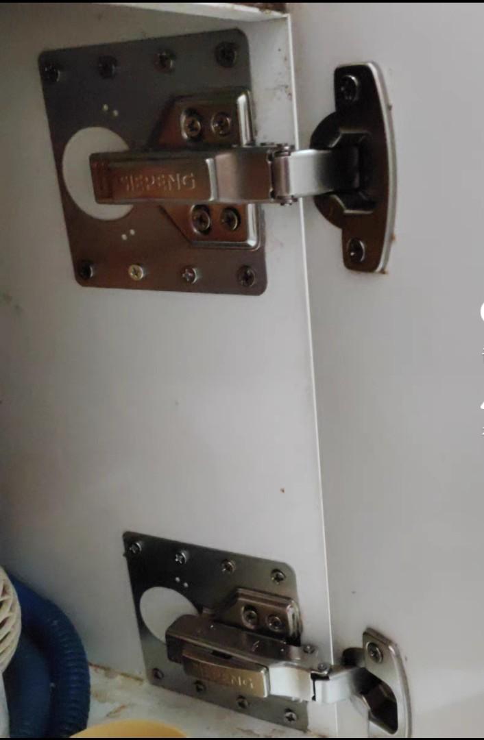 DIY Hinges Repair Plate+ Hinges, Furniture & Home Living, Home