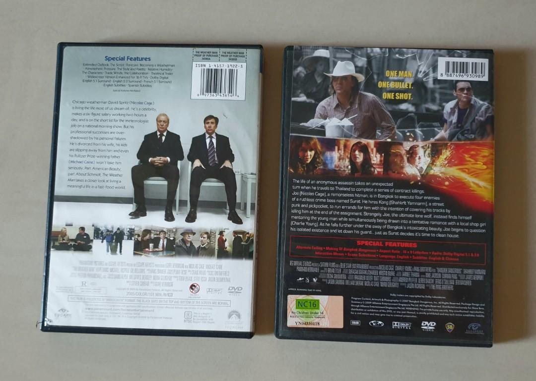 DVD, The Mask Of Zorro, Legend Of Zorro, Gangs Of New York, Hitman, The