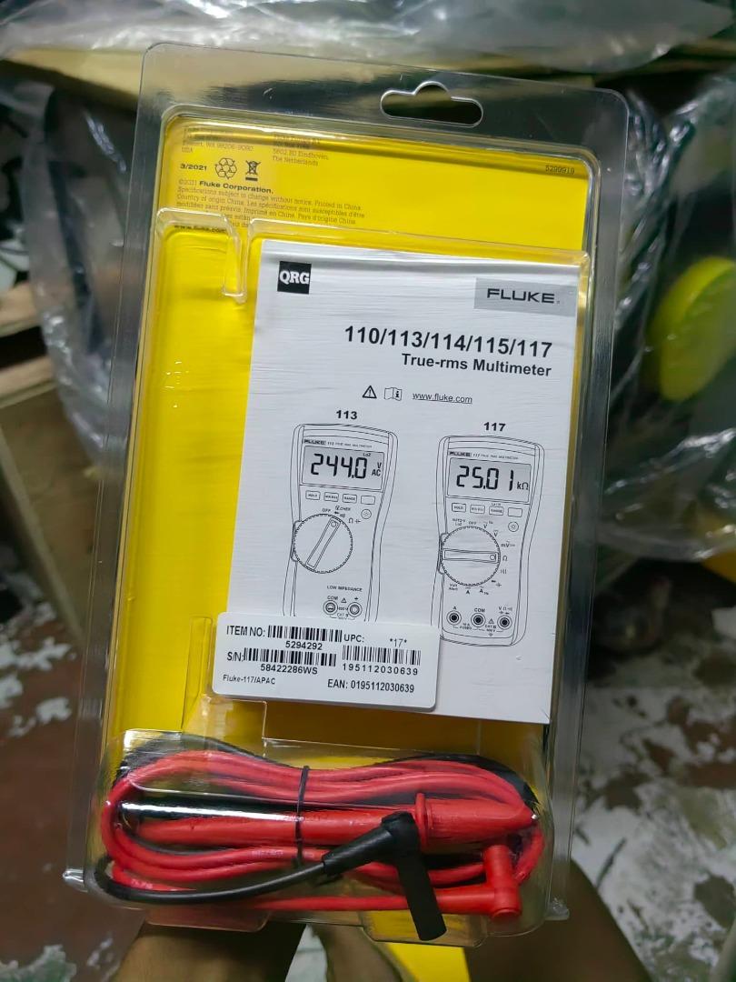 Electrician’s Multi-Tester (Category: Industrial Equipment) located in Manila. Submitted by 09970844038rean.hayai (Listing ID 1185727781, Image 3). Description: Electrician’s Multi-Tester Model: 117 Brand: Fluke Price: 25,450.00 For Inquiries Globe:📞☎@0997-084-4038 Smart:📞☎@0932-627-7197 Viber:📞☎@0997-084-4038 Whatsapp:📞☎@0997-084-4038 Wechat:📞☎@0997-084-4038 Email me@ 📫📑r-e-a-n.-t-a-k-e-z-o-i-n-d-u-s-t-r-i-a-l-@-g-m-a-i-l-.-c-o-m For more