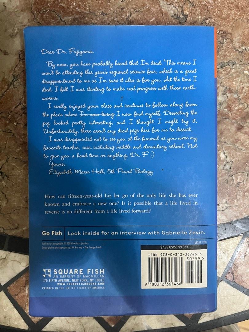 Elsewhere Gabrielle Zevin Hobbies Toys Books Magazines Fiction Non Fiction On Carousell