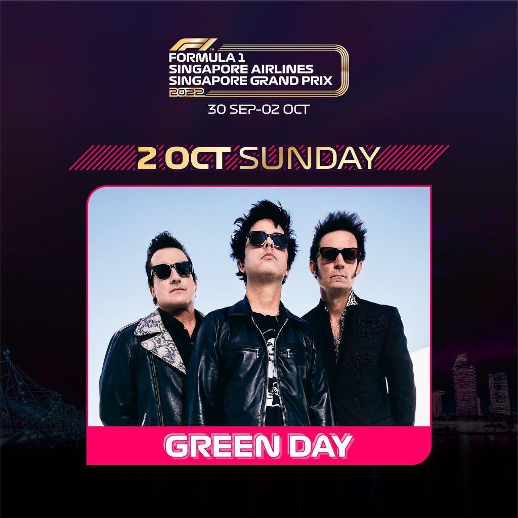 F1 SINGAPORE FINAL RACE & GREEN DAY EVENTS, Tickets & Vouchers, Event