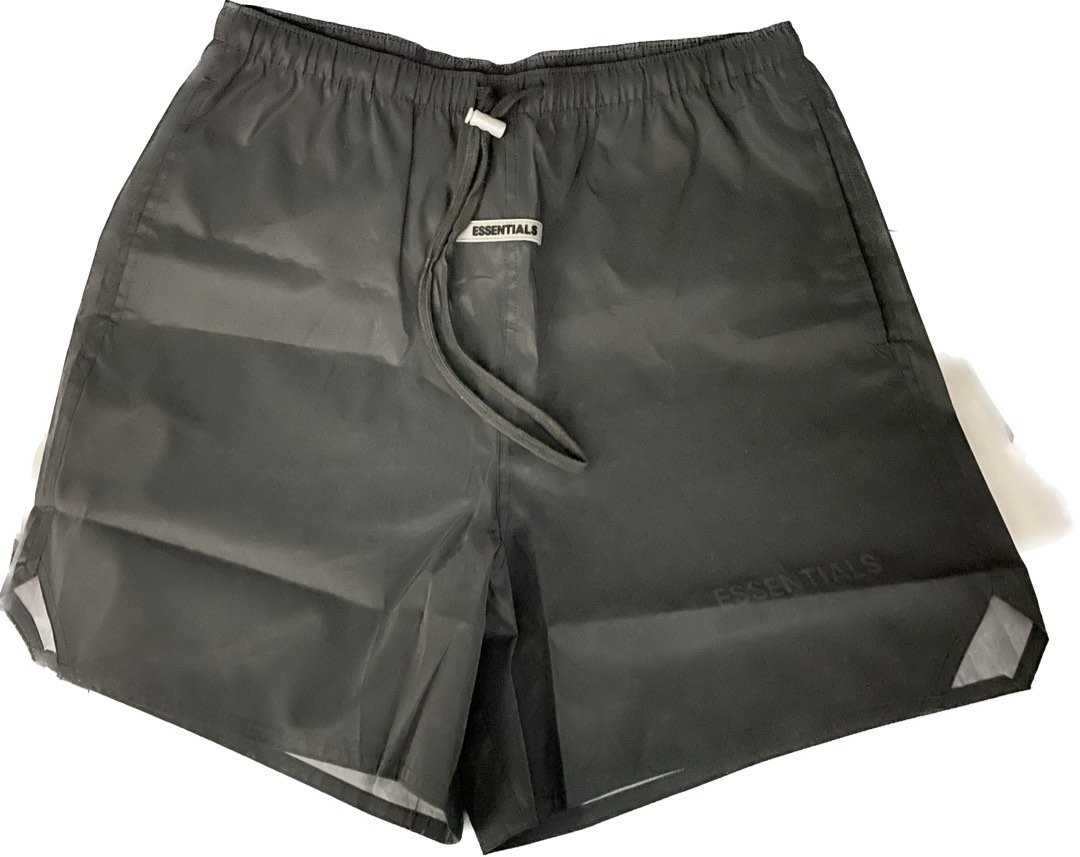 Fear of God Essentials Volley Shorts Black Reflective, 男裝, 褲＆半截裙, 短褲