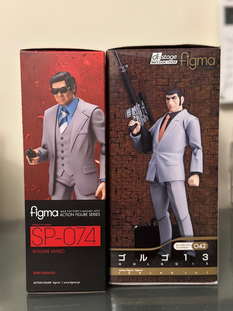 Figma 罕有042 殺手骷髏13 帶場景& SP-074 木暮謙三西部警察系列西裝控