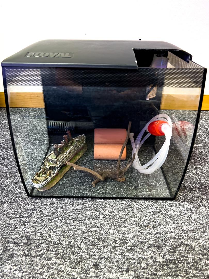 Fluval Flex 9 US Gal (34L) with freebies Aquarium Kit, Pet Supplies