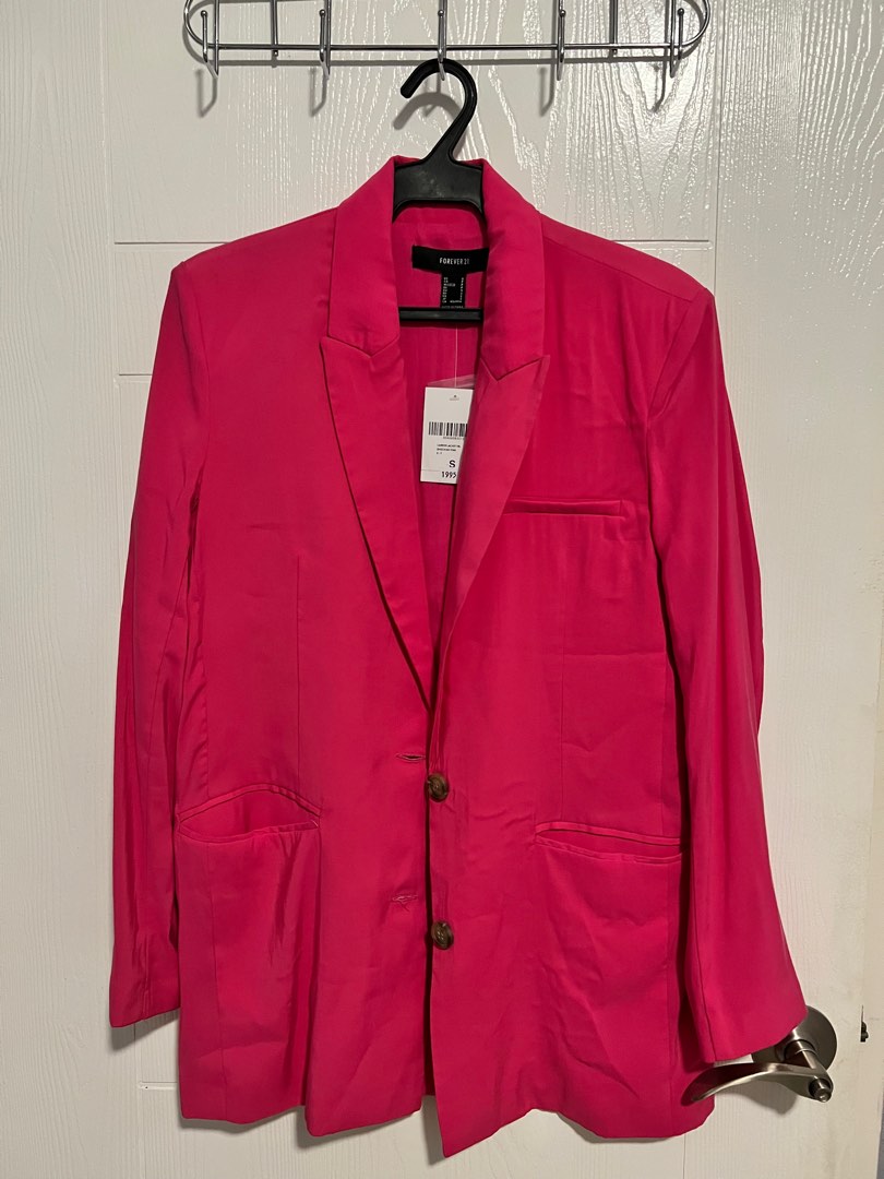 Pink blazer deals forever 21