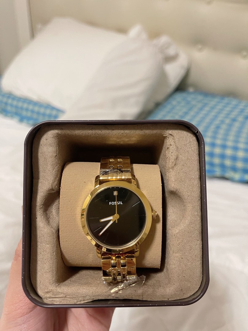 Fossil black and gold on sale
