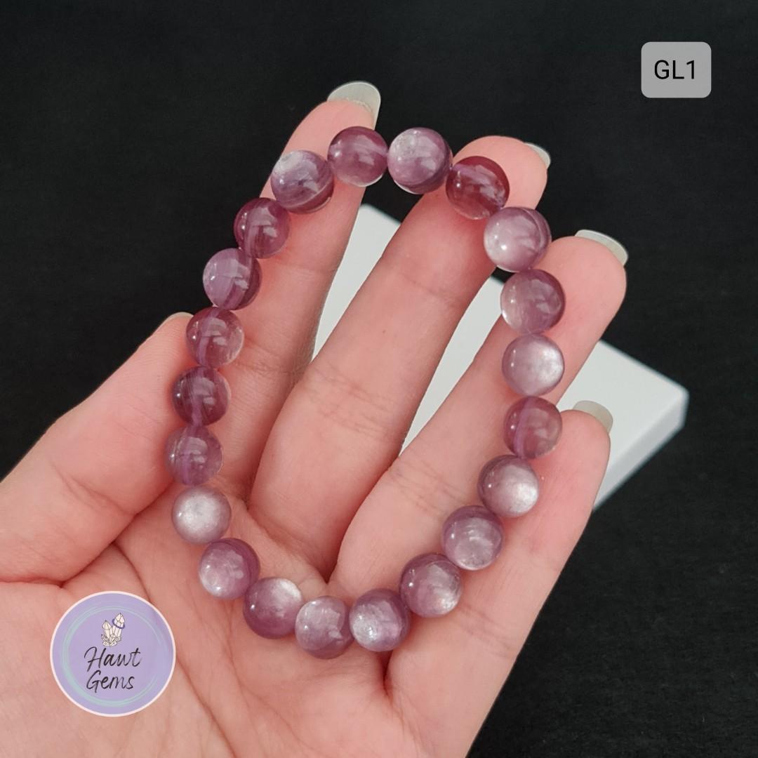 Gem Lepidolite, Women's Fashion, Jewelry & Organisers, Precious Stones