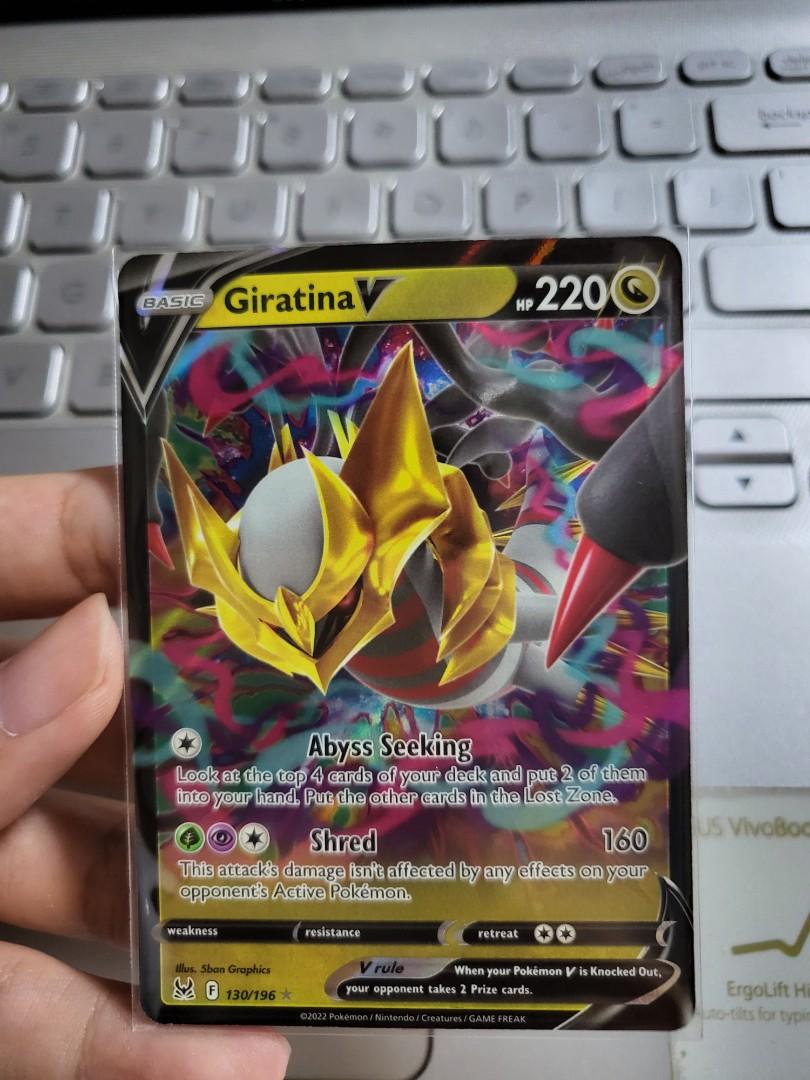 Pokemon Giratina V 130/196， Mismagius 212/193， Gardenia´s Vigor