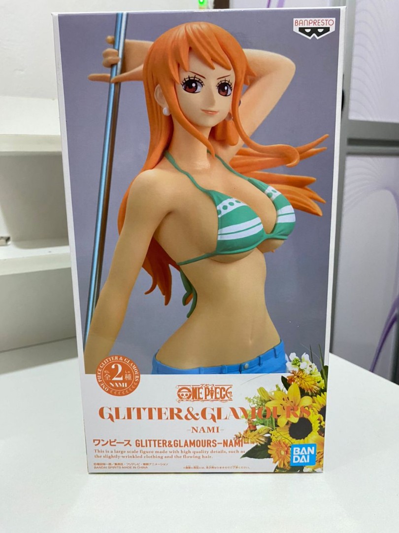 JP VER} Glitter & glamours One Piece Nami figure, Hobbies & Toys, Toys &  Games on Carousell