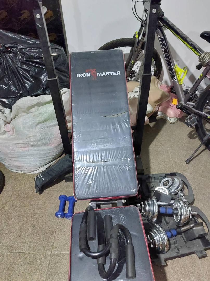 Gym equipment Plates & Bench press, Health & Nutrition, Health