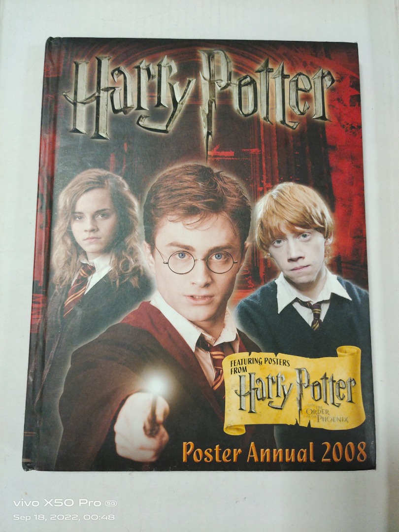 Harry Potter And The Order Of The Phoenix Poster Annual 2008 Hobbies And Toys Books 