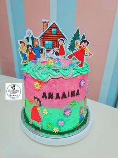 Heidi Theme Customised cakes