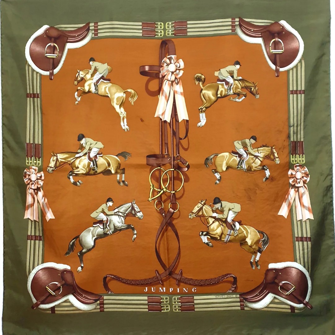 Jumping Hermes Scarf 1997 Philippe Ledoux - It's All Goode