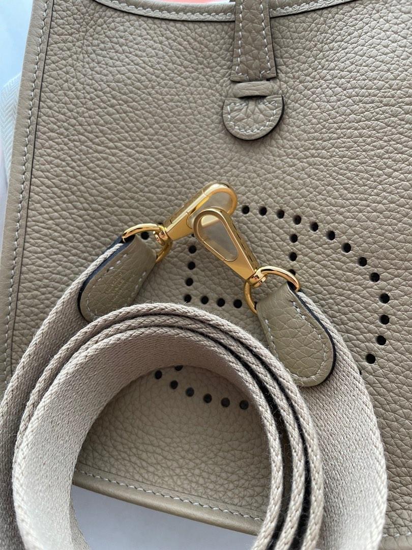 NEW Hermes Evelyne Mini Tpm Cuivre Clemence Ghw, Luxury, Bags & Wallets on  Carousell