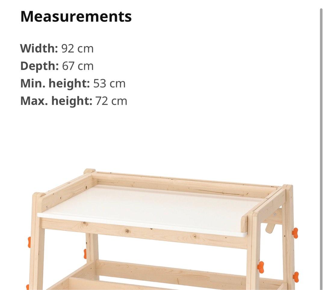 FLISAT Children's desk, adjustable - IKEA