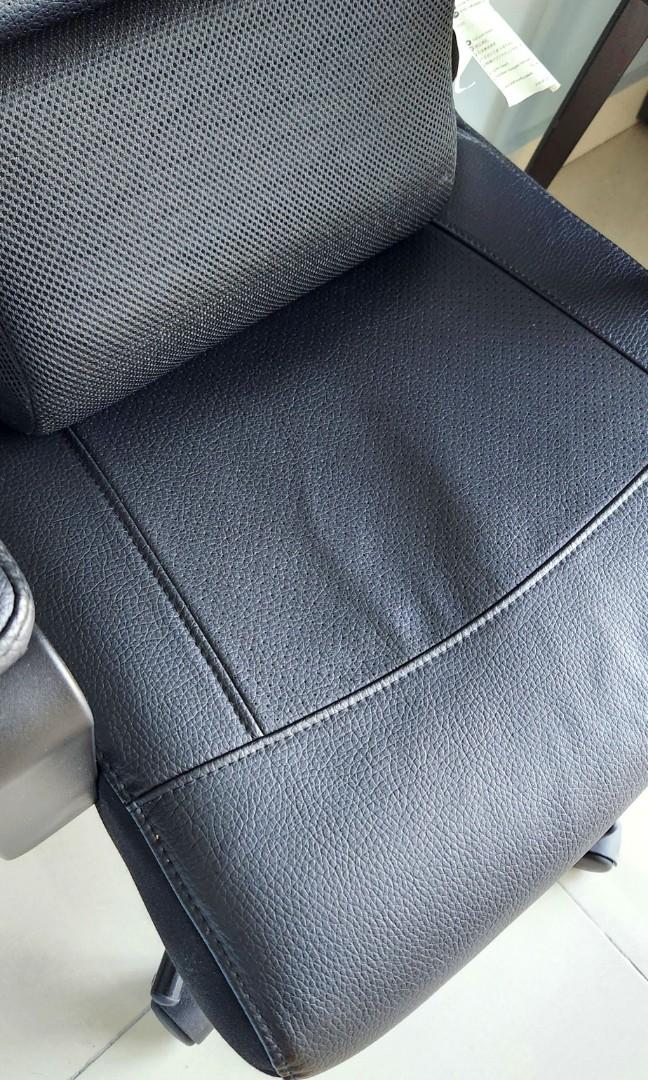 IKEA MILLBERGET CHAIR with LUMBAR CUSHION (IKEA BORTBERG), Furniture