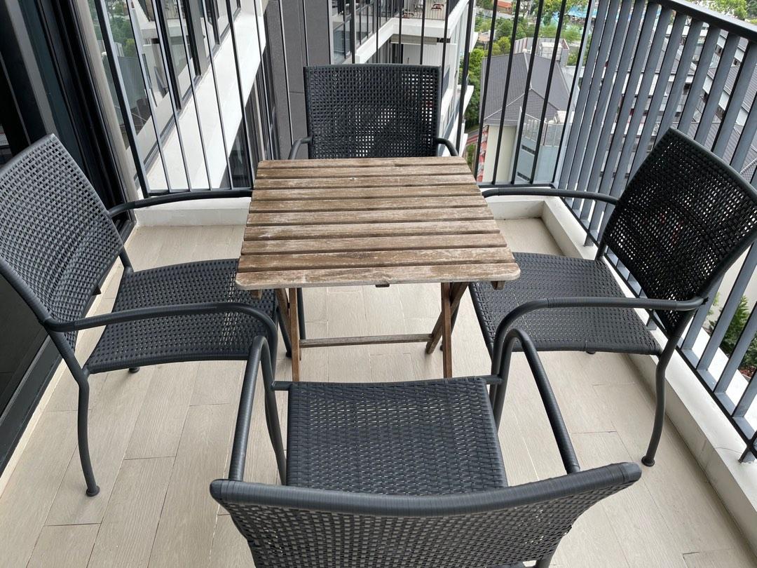 Ikea Outdoor Chairs, Furniture & Home Living, Outdoor Furniture on