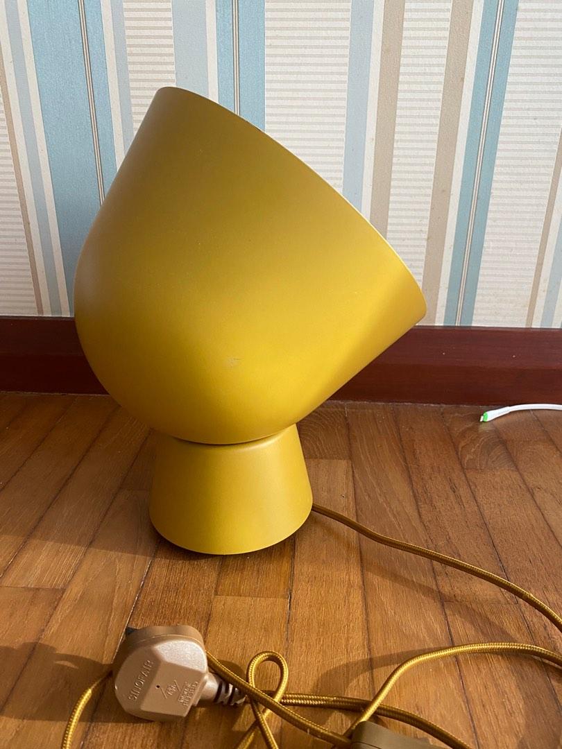 Ikea yellow discount table lamp