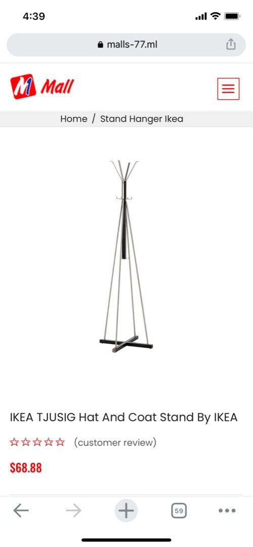 IKEA standing hanger, Furniture & Home Living, Home Improvement