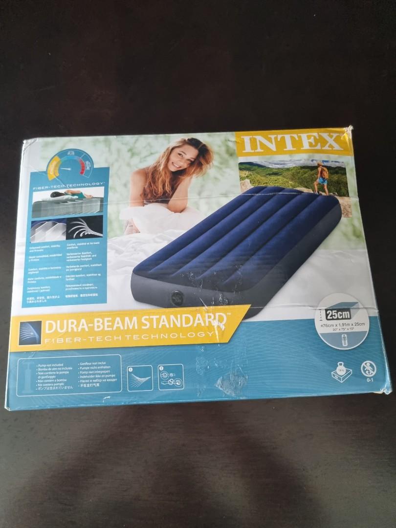 Inflatable mattress single, Furniture & Home Living, Furniture, Bed